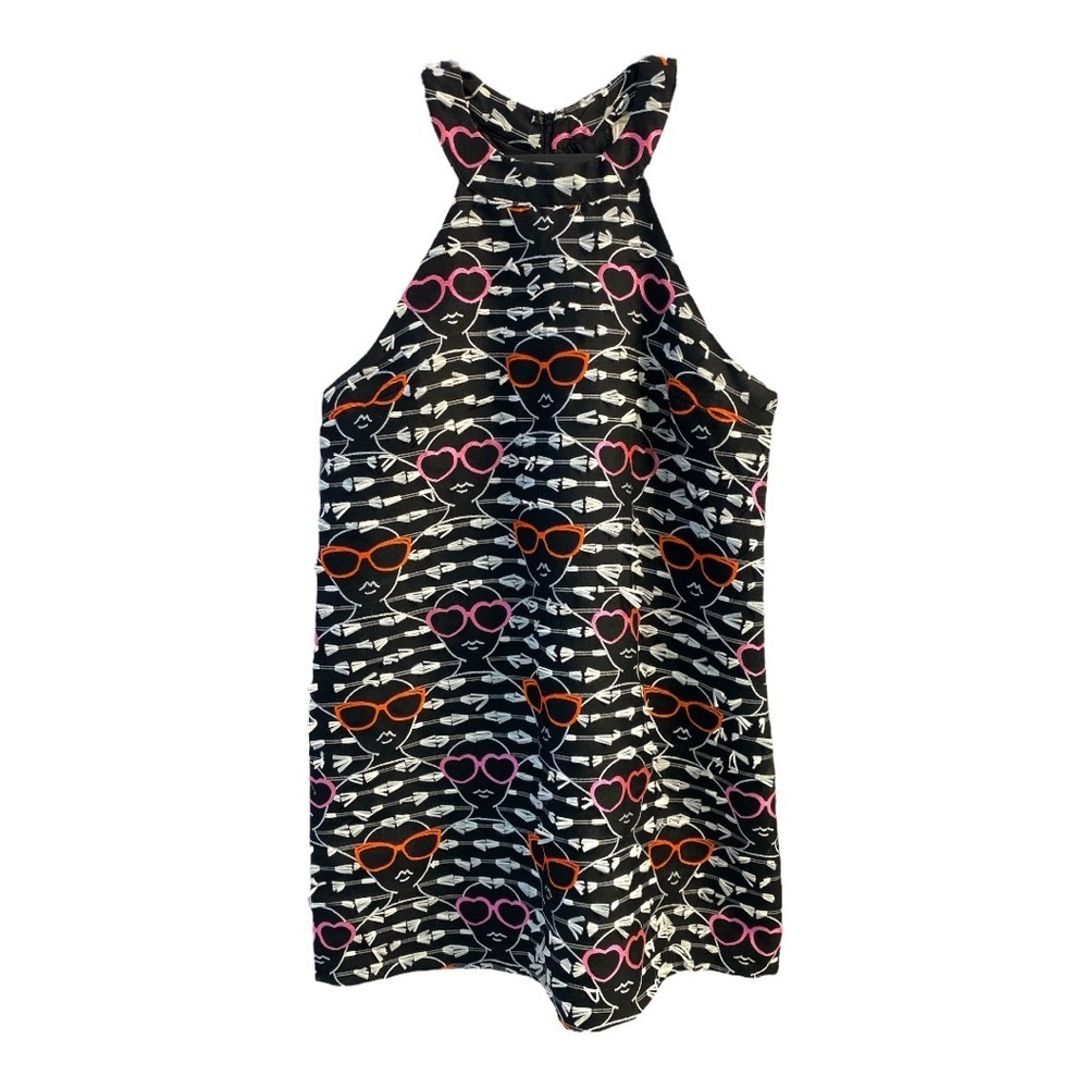 Hutch Anthropologie Sunglass Shift Dress Size Large  Unique Flattering Fit Midi